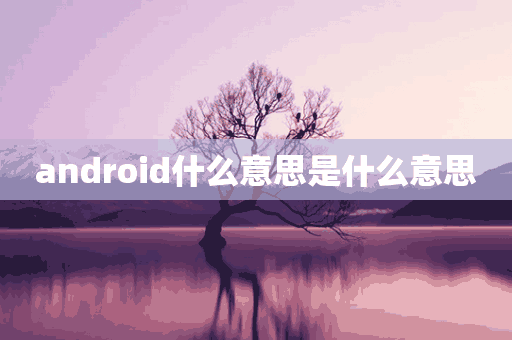 android什么意思是什么意思